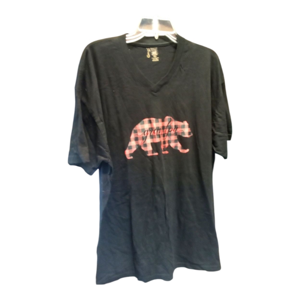 Black 100% Cotton Tee -2xl
